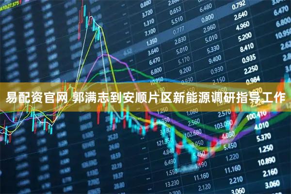 易配资官网 郭满志到安顺片区新能源调研指导工作